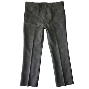 Wrangler Wrancher Pants Mens 38x30 B2HK Gray Western Career Retro Cowboy Ranch - Picture 1 of 9