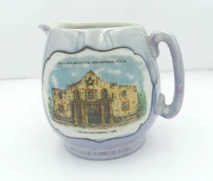 Vintage Texas Centennial 1936 Ceramic Lusterware Souvenir Creamer Made In Japan - Picture 1 of 8