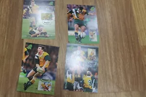 Juego de 4 maxi tarjetas estampillas de rugby de 100 años de prueba 1999 - Imagen 1 de 1