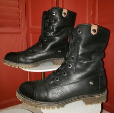 roxy combat boots black