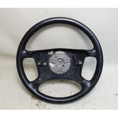 BMW E38 1999-2001 Serie 7 E39 Volante de 4 radios de cuero de fábrica negro original Foto 1 de 4