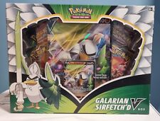 Pokemon Galarian Sirfetch'd V Box Sealed Evolutions Pack