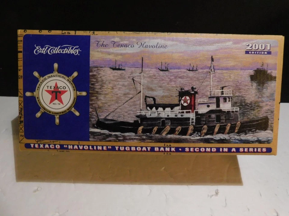 ERTL Collectibles  #2 Texaco Havoline Tugboat Bank #20208P NIB - Image 1 of 1