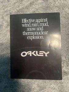 Oakley Sunglasses Brochure Pamphlet Advertising Factory Pilot Eyeshades - Picture 1 of 3