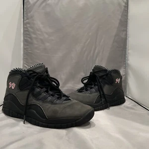 Air Jordan 10 Countdown Pack (CDP) 2008 Größe 7,5 Basketballschuhe schwarz grau rot - Bild 1 von 8