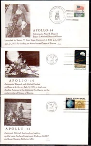 Apollo 14 Moon Mission, set 5 (Launch-3 moon Landing/Exploration- Splashdown) - Picture 1 of 2