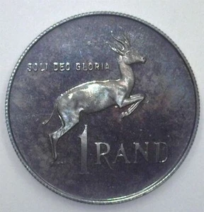 1972 South Africa Proof Silver -Beautiful Toning-Uncirculated++ S6 - Picture 1 of 4