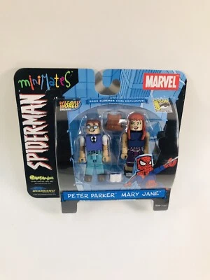 Marvel Minimates Peter Parker & Mary Jane San Diego Con Special Spider-Man 2003 Foto 1 de 2