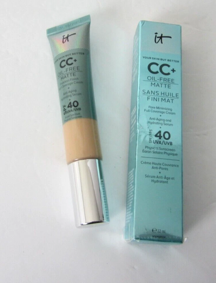 IT Cosmetics CC+ Cream Natural Matte Foundation with SPF 40   Medium -32ml - Image 1 of 1