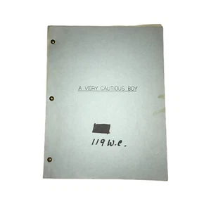 Naked City "A Very Cautious Boy" Vintage TV Script - Picture 1 of 8