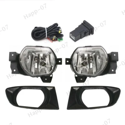 Комплект противотуманных фар переднего бампера и крышка с переключателем проводки для Kia Rio RS 2002-2005 - Изображение 1 из 4