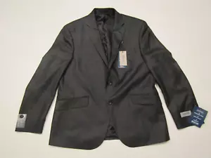 Blazer cappotto tuta uomo KENNETH COLE RESPONSE grigio scuro flex taglia 46 regular nuovo con etichette - Foto 1 di 3