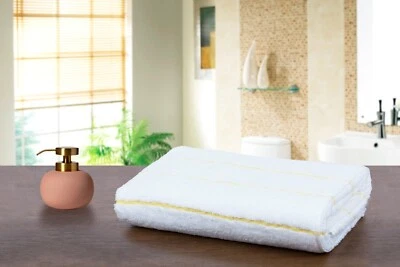 Amplia decoración toallas de playa cabaña rayas 100 % algodón 30 X 68 pulgadas 100 % algodón  Foto 1 de 4