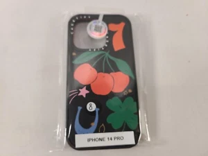 Casetify Lucky Matte Black Impact Case For iPhone 14 Pro - Picture 1 of 2