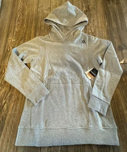 NWT Boys Reebok Premium Heather Gray Pullover Hoodie Sweatshirt Size Large - Picture 1 of 4