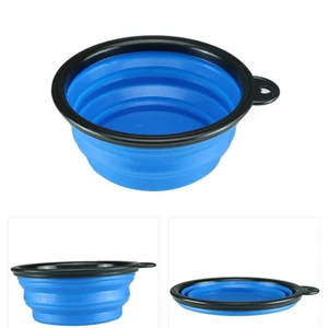Pet Pro Collapsible Pet Bowl BLUE PACK OF 3 - Picture 1 of 1