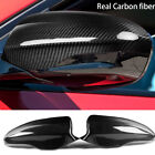 2*Real Carbon Fiber Side Rearview Mirror Cover Caps Fit For Bmw F10 M5 2012-2017