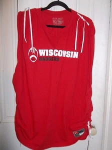 Nike Team Wisconsin Badgers Tied-Up Sleeveless Tee Size 3X NEU! - Bild 1 von 8