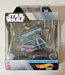 Hot Wheels Star Wars Darth Vader Tie Fighter Advance Battle Damage CHASE 06 NUEVO - Imagen 1 de 5