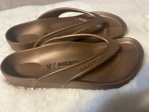 Birkenstock Damen EVA Sandalen Gold Größe 9 - 9 1/2 (40) Zehentrenner Wasserdicht - Bild 1 von 10