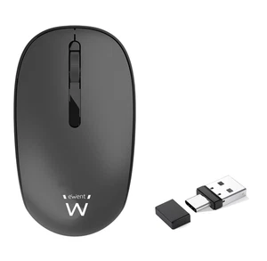 MOUSE WIRELESS CLIC SILENZIOSI+RICEVITORE COMBO USB A+C EWENT (A/N EW3206) nuovo - Foto 1 di 4