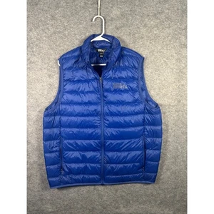 Eddie Bauer Herren Daunenweste blau 650 leichte gefütterte ärmellose Jacke L - Bild 1 von 8