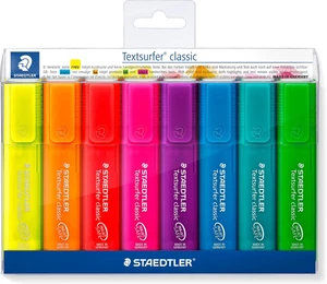 Textsurfer Classic 364 - Pack De 8 Marcadores Fluorescentes, Tinta Multicolor - Foto 1 di 12