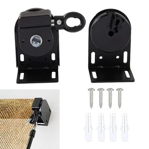 Exterior Sun Shades Replacement Mounting Brackets Cordless Crank Kit Roller up - Picture 1 of 7