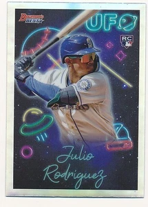 JULIO RODRIGUEZ 2022 BOWMAN'S BEST UFO #UFO-4 RC ROOKIE BASEBALL MINT - Picture 1 of 2