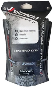 Vittoria Terreno Dry 650x47c Tubeless Gravel Anthracite G2.0 Tyre New! - Picture 1 of 17