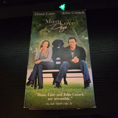 Must Love Dogs VHS Rare 2005 Late Release Romance Comedy John Cusack Diane Lane - Image 1 of 4