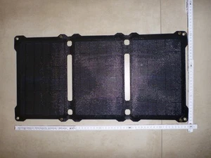 Tragbares Solar Ladegerät 21W mit 2-Port USB für iPhone, Android, GoPro - Bild 1 von 6