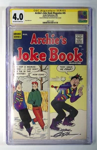 ARCHIE'S JOKE BOOK #45 CGC 4.0 From Personal Collection Neal Adams Signed - Picture 1 of 2