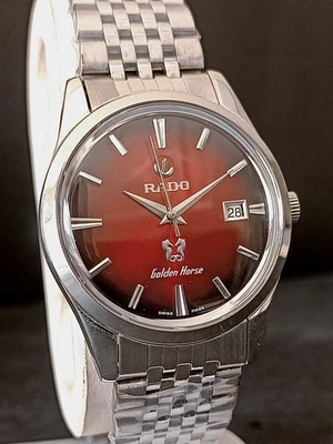 Rado Golden Horse Red Dial Automatic Movement eta 2836-2 Men's Watch - Image 1 of 4