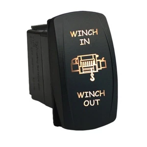 Interruptor basculante WINCH IN WINCH OUT 653WM 12V láser momentáneo LED blanco - Imagen 1 de 1