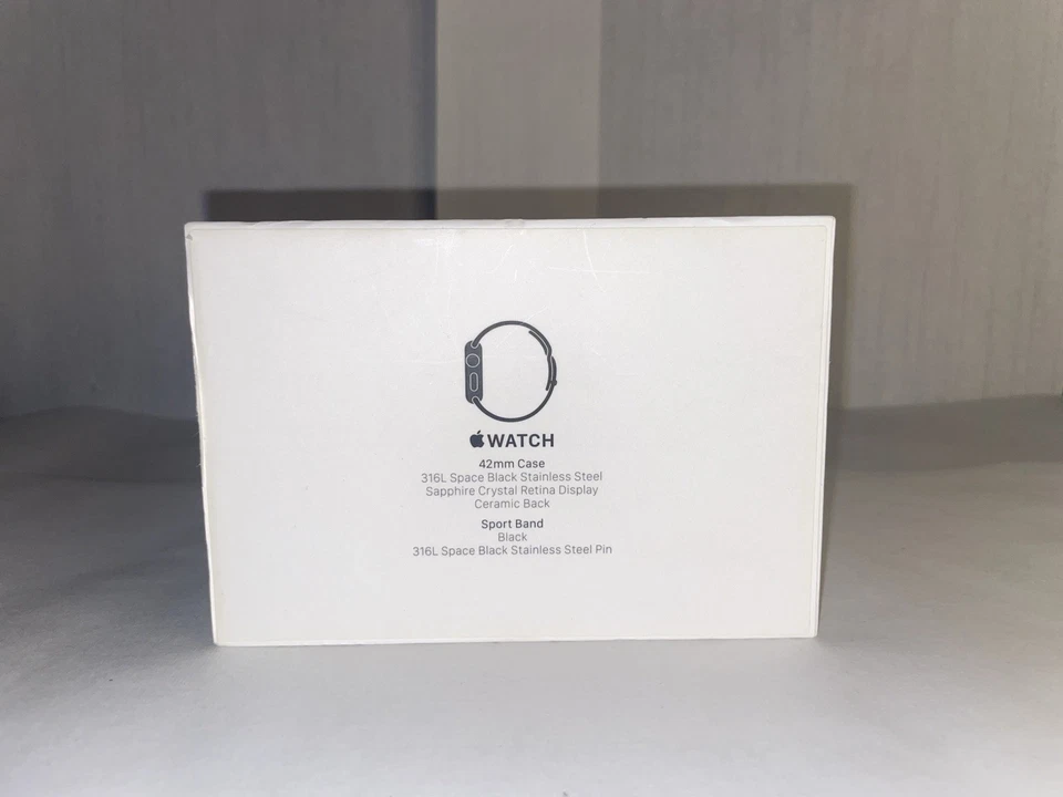 Apple Watch Acero Inoxidable Cristal Zafiro 42mm con Correa Deportiva Usado Foto 1 de 4