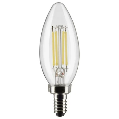 5.5 Watt B11 LED - Clear - Candelabra base - 90 CRI - 5000K - 120 Volt - 24-Pack - Image 1 of 4