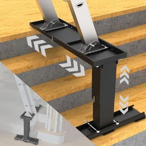 Foldable Ladder Extender Pro, Ladder Stabilizer with Slip-Resistant Gripping ... - Picture 1 of 7