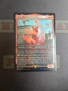 Magic The Gathering SLD EN Yongiae Choi 430 R Ken, Burning Brawler Foil - Picture 1 of 1