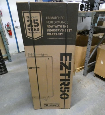 Calentador de agua sin tanque Noritz EZTR50 50 galones (NG) EGQ-C2860WX-FF (Kit) Foto 1 de 4