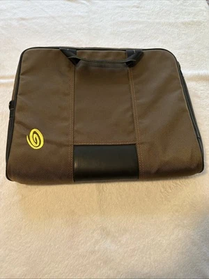 Timbuk2 Laptop Crossbody Bag Large Organizer Padded Travel Tote Briefcase Brown - Image 1 of 4
