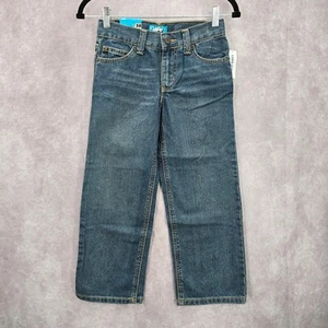 Old Navy Loose Boys Blue Adjustable Waist Relaxed Fit Leg Jeans 7 Regular - Picture 1 of 5