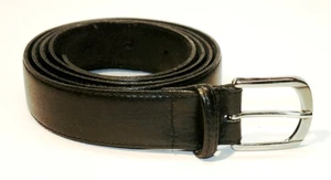 SF Schuchard Friese  Anzug-Gürtel, Leder, schwarz, 97 cm, ca. 2,8 cm breit - Bild 1 von 4