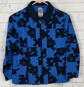 Disney Parks Disneyland Kinder Jacke blau schwarz Mickey Mouse Größe 7/8 Etikett - Bild 1 von 4