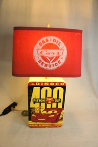 RARE! Disney Pixar Cars Lightning McQueen Storage Cabinet Table Lamp *SEE PICS* - Picture 1 of 18