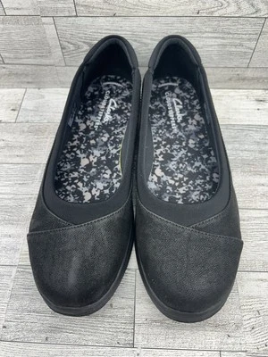 Clarks Cloudsteppers Zapatos sin cordones Breeze Ayla Negro Talla 6M Foto 1 de 4