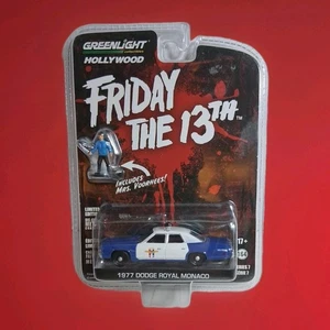 Greenlight Hollywood Friday the 13th 1977 Dodge Monaco with Mrs. Voorhees BNIB! - Picture 1 of 6