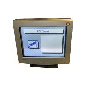 KDS 17" CRT Retro Gaming Monitor XF-7b Xflat 786N Korea Data Systems * Great * - Picture 1 of 11