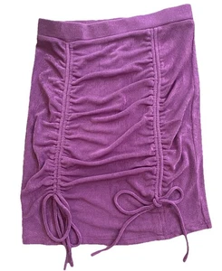 Minifalda Princesa Polly Lyla púrpura para mujer 4 corbata acanalada ajustada ropa de club nocturno rave - Imagen 1 de 18