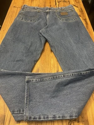 Wrangler оригинальный George прямой коллекции мужской размер 36 X 32 молнии мухи джинсы 1013MG - Изображение 1 из 4